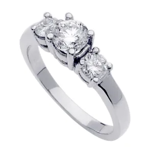 0.40ct 14K or 18K White Gold Diamond Ring