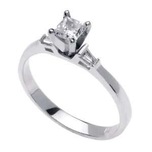0.40ct 14K or 18K White Gold Diamond Ring