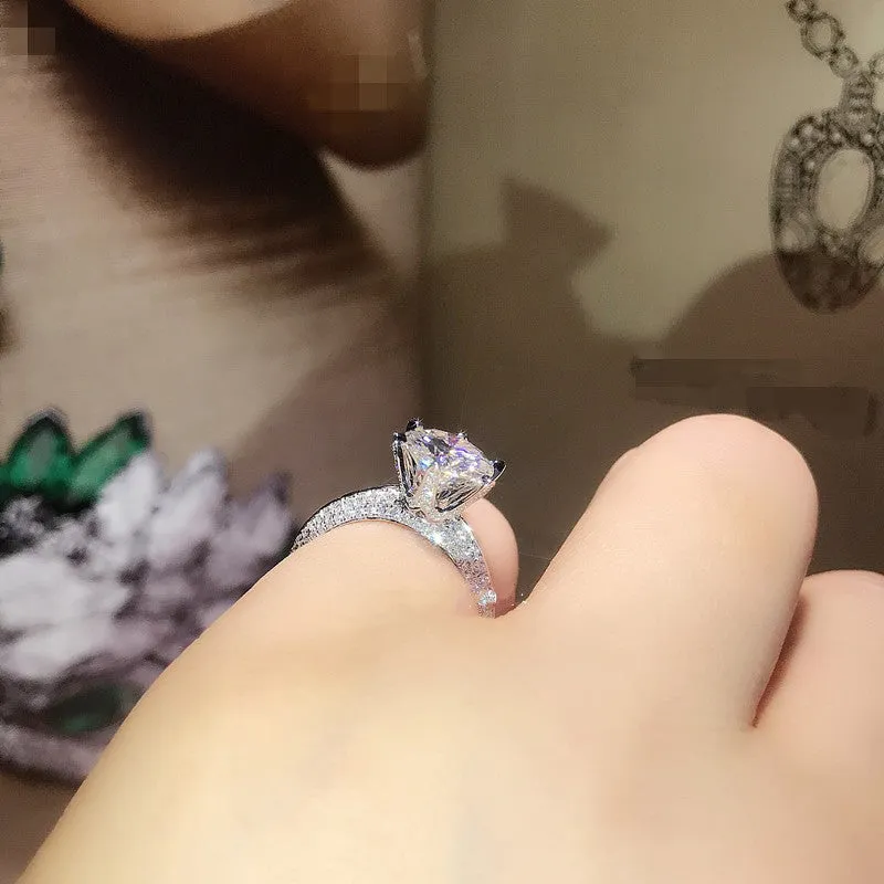 0.8 Carats Engagement Wedding Ring