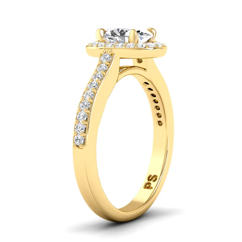 0.80-3.30 CT Round & Oval Cut Lab Grown Diamonds - Engagement Ring