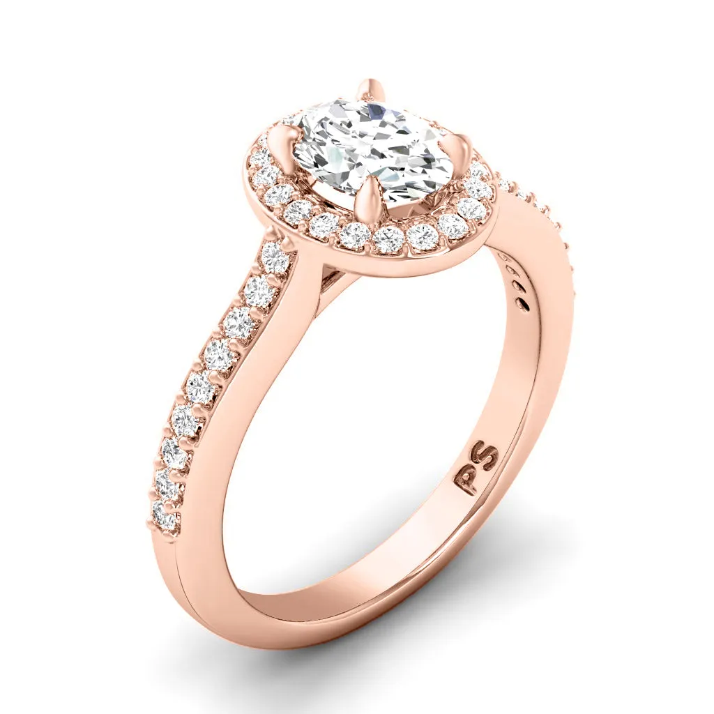 0.80-3.30 CT Round & Oval Cut Lab Grown Diamonds - Engagement Ring