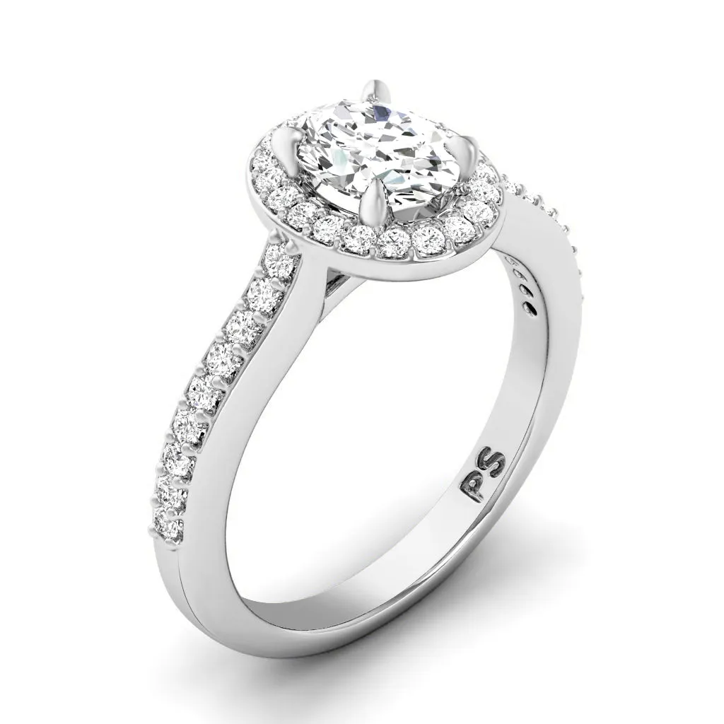 0.80-3.30 CT Round & Oval Cut Lab Grown Diamonds - Engagement Ring