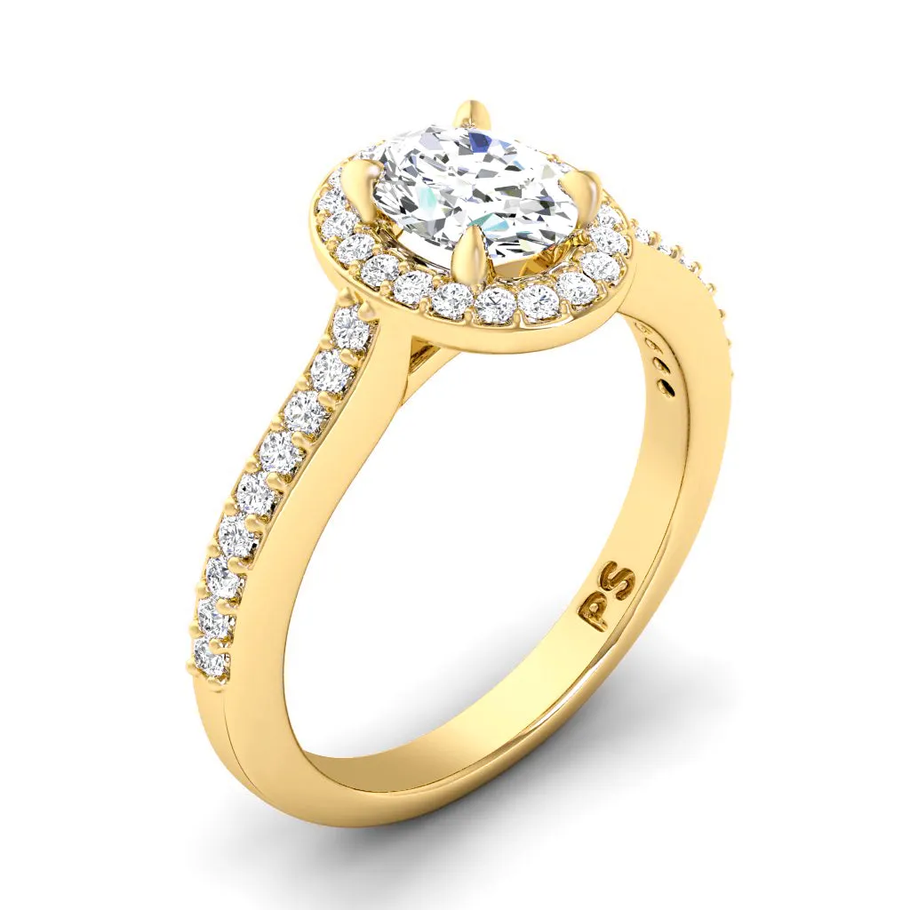 0.80-3.30 CT Round & Oval Cut Lab Grown Diamonds - Engagement Ring
