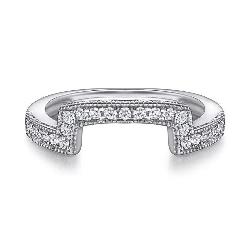 1.0 ct Cushion Cut Diamond Halo Ring Set