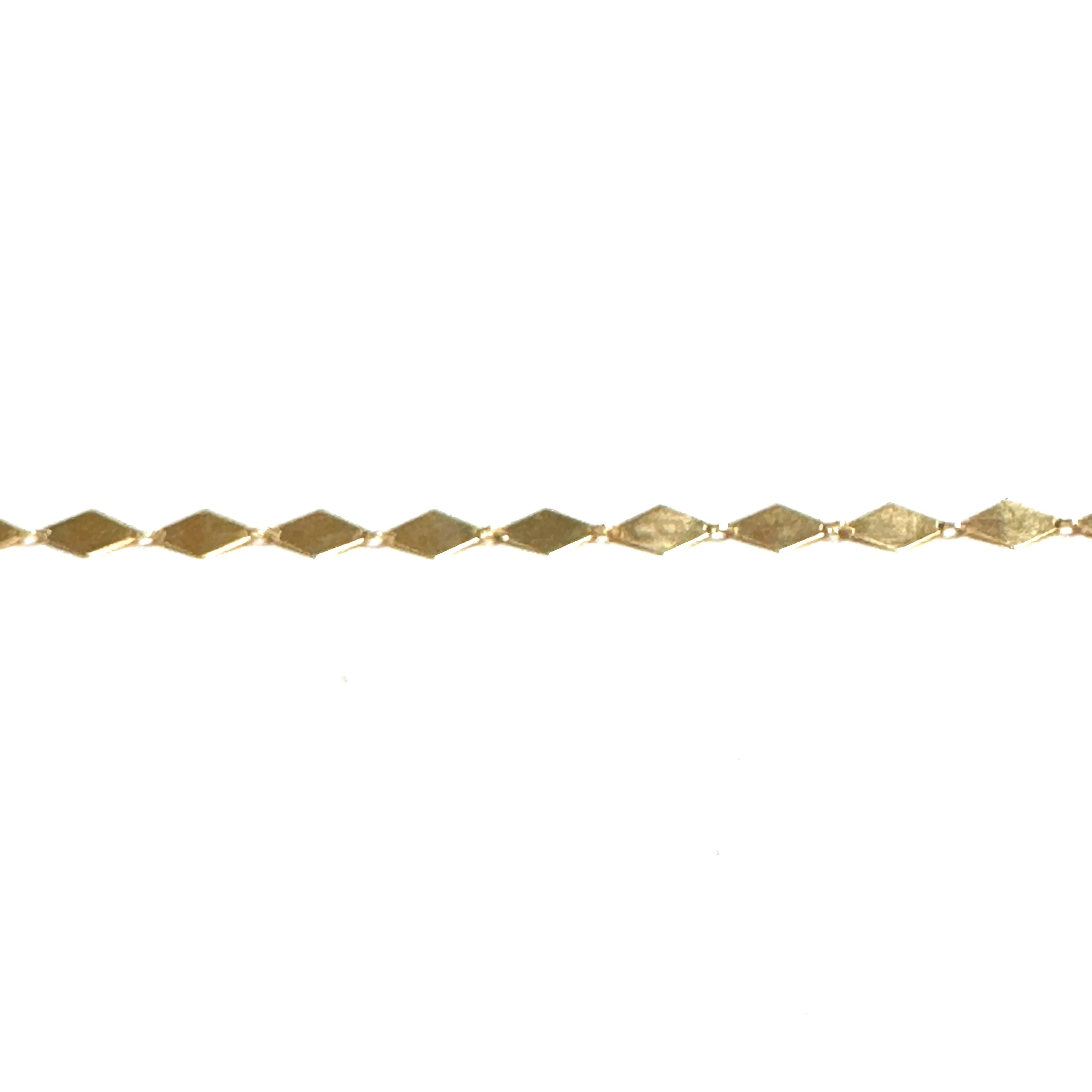 10K Yellow Gold Geometric Link Bracelet