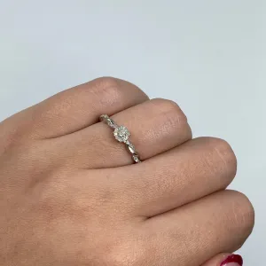 14K Diamond Fate Engagement Ring