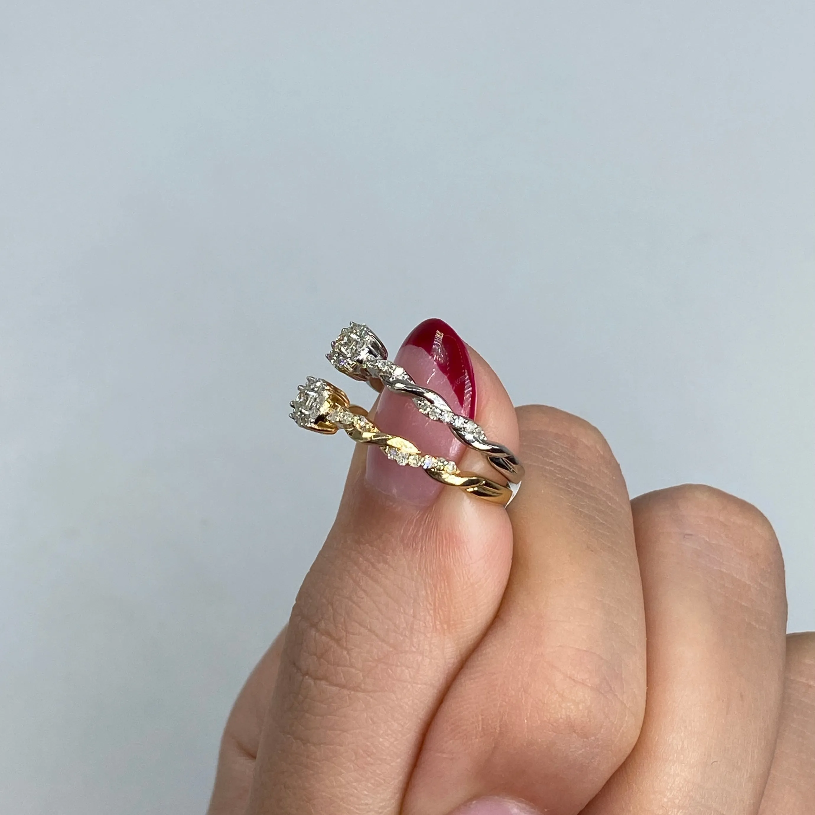14K Diamond Fate Engagement Ring