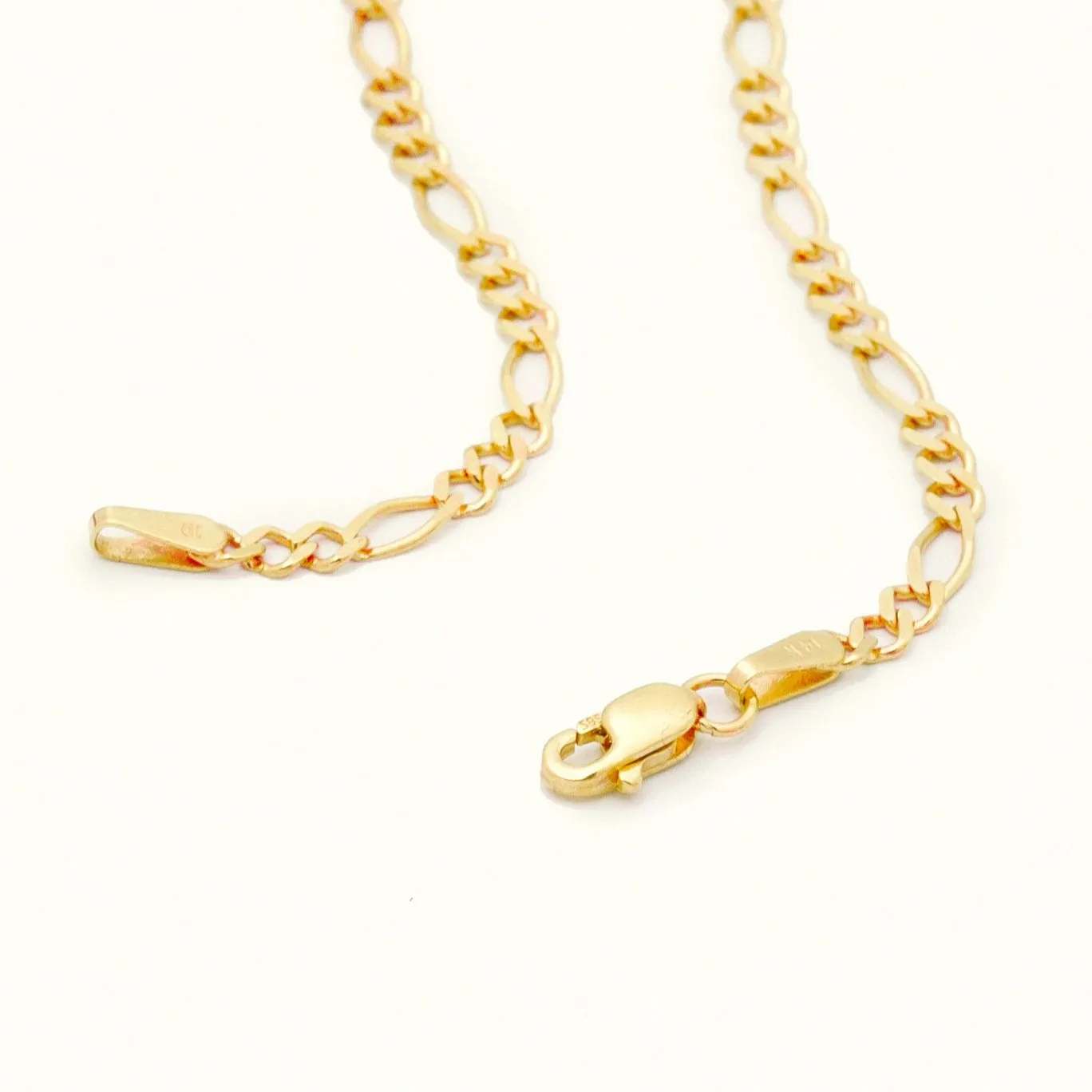 14K Gold Figaro Necklace