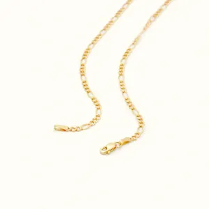 14K Gold Figaro Necklace