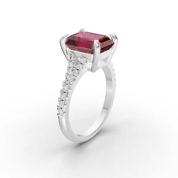 14K Setting Only With Lab Grown Diamonds Engagement Ring