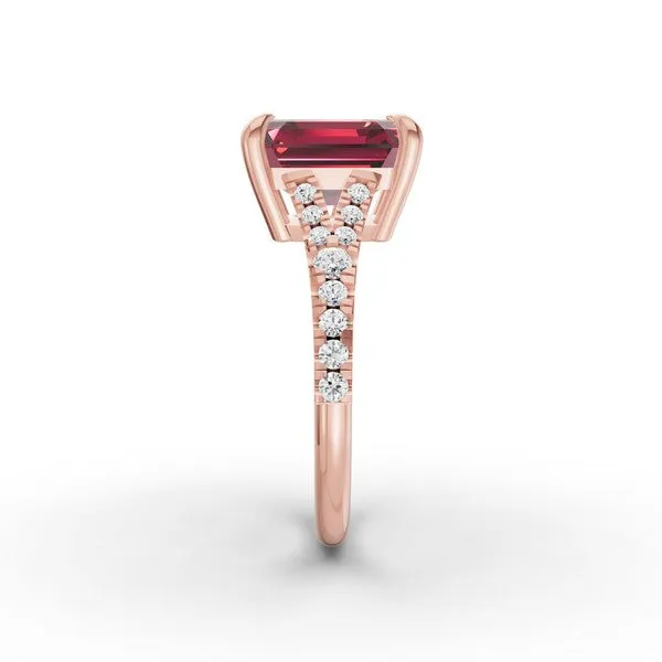 14K Setting Only With Lab Grown Diamonds Engagement Ring