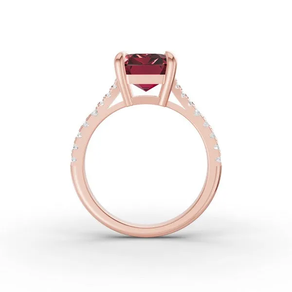 14K Setting Only With Lab Grown Diamonds Engagement Ring