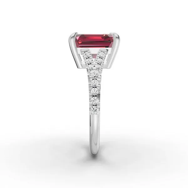 14K Setting Only With Lab Grown Diamonds Engagement Ring