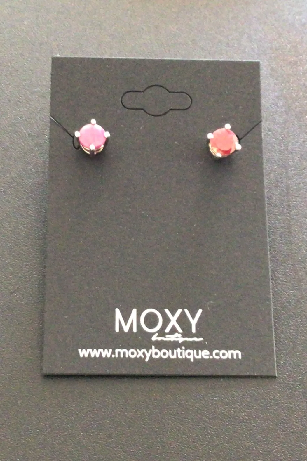 1.5 Ct Ruby Stud Earrings