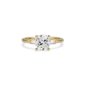1.55 Carat Old Mine Cut Lynn Engagement Ring