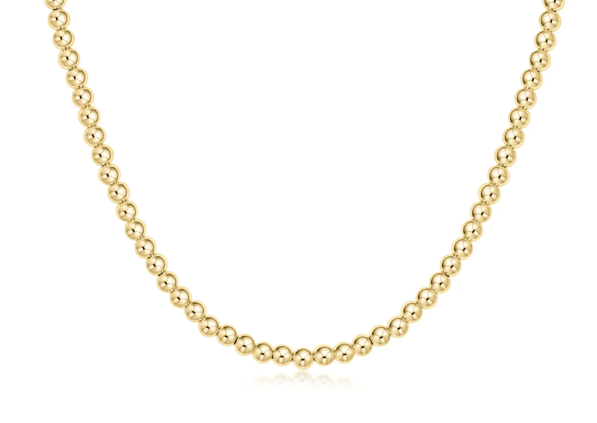 15" Choker Classic Gold 4mm - Bead