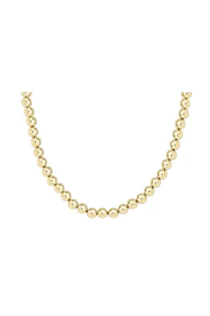 15" Choker Classic Gold 8mm Bead