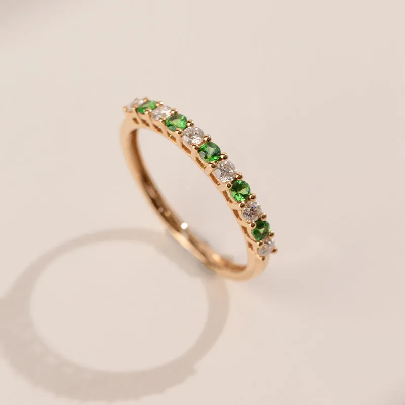 18K Gold Diamonds Treasures Fashion Ring