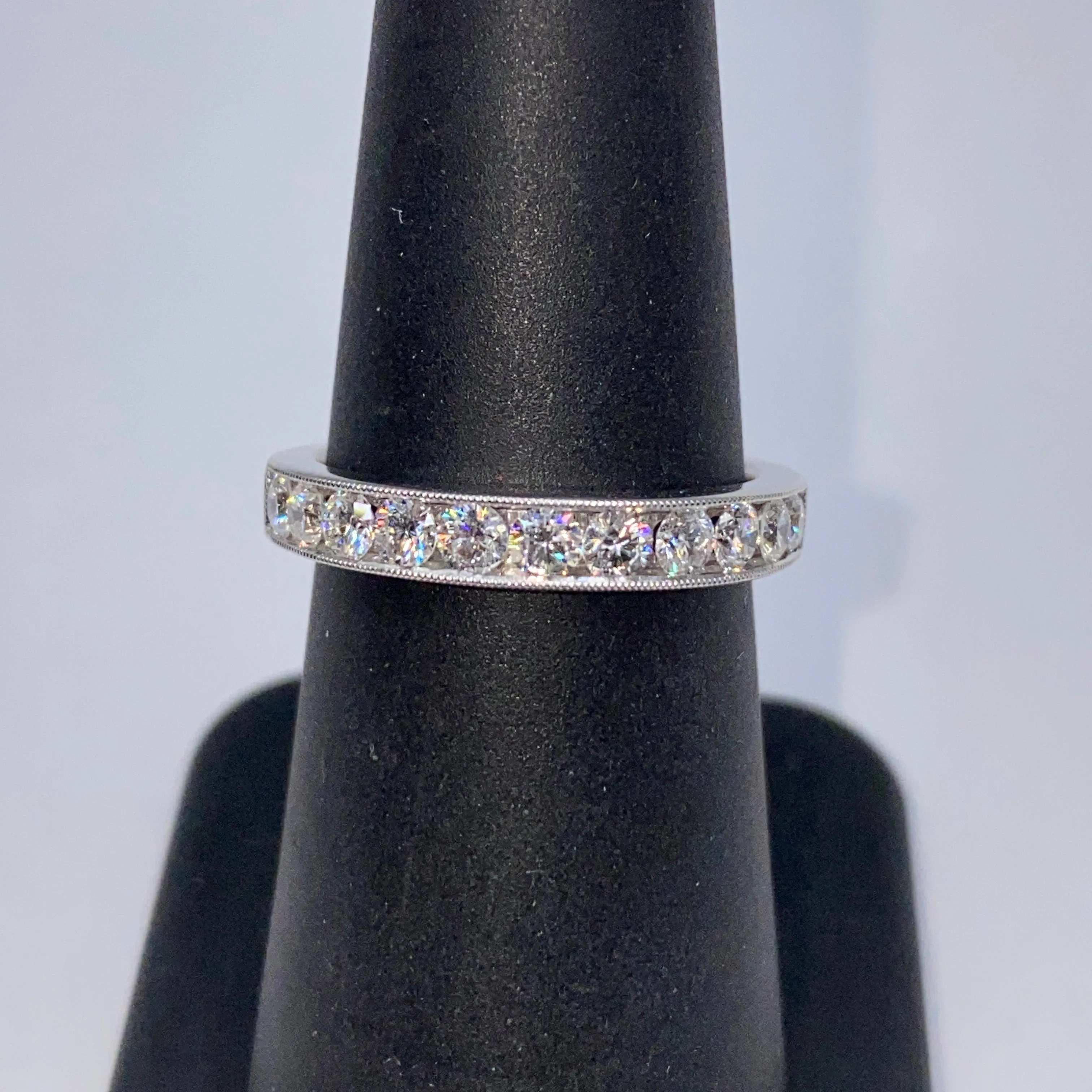 18K Jumbo Pavé Diamond Ring