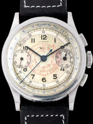 1940s Le Saleve Chronograph "Poor Man's Piccolino"