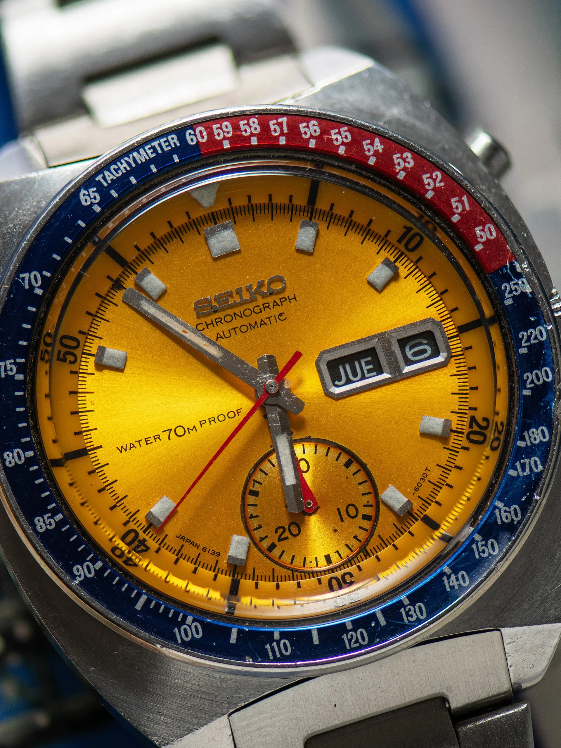 1969 Seiko Automatic Chronograph 'Pogue' (Ref. 6139-6000) "Notch-Case"