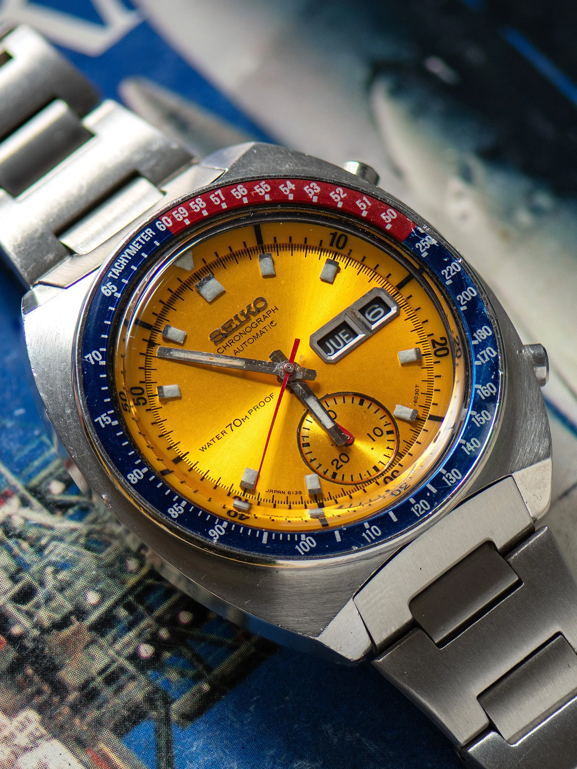 1969 Seiko Automatic Chronograph 'Pogue' (Ref. 6139-6000) "Notch-Case"
