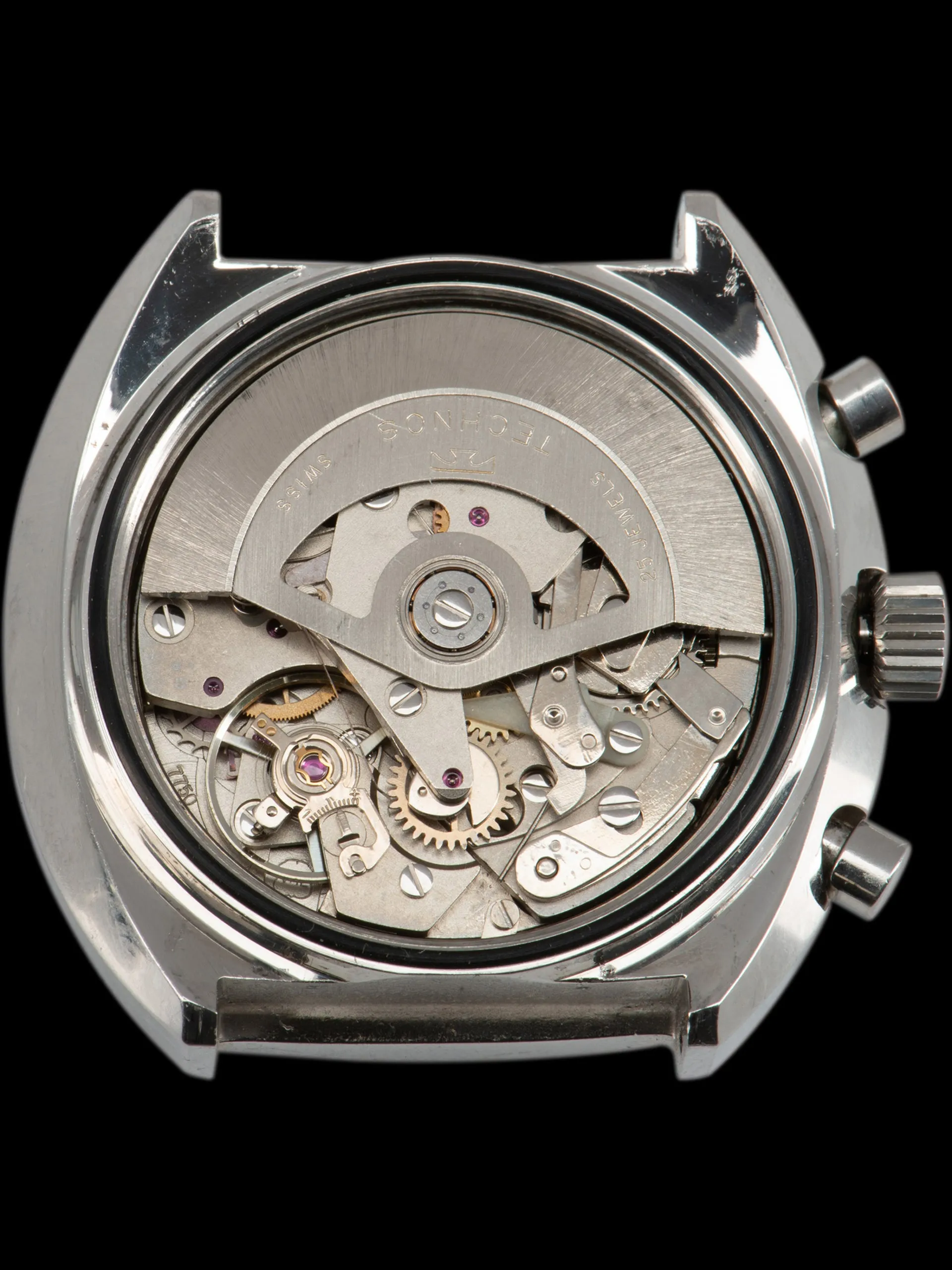 1970s Technos Automatic Chronograph (Ref. 10767) Blue Dial