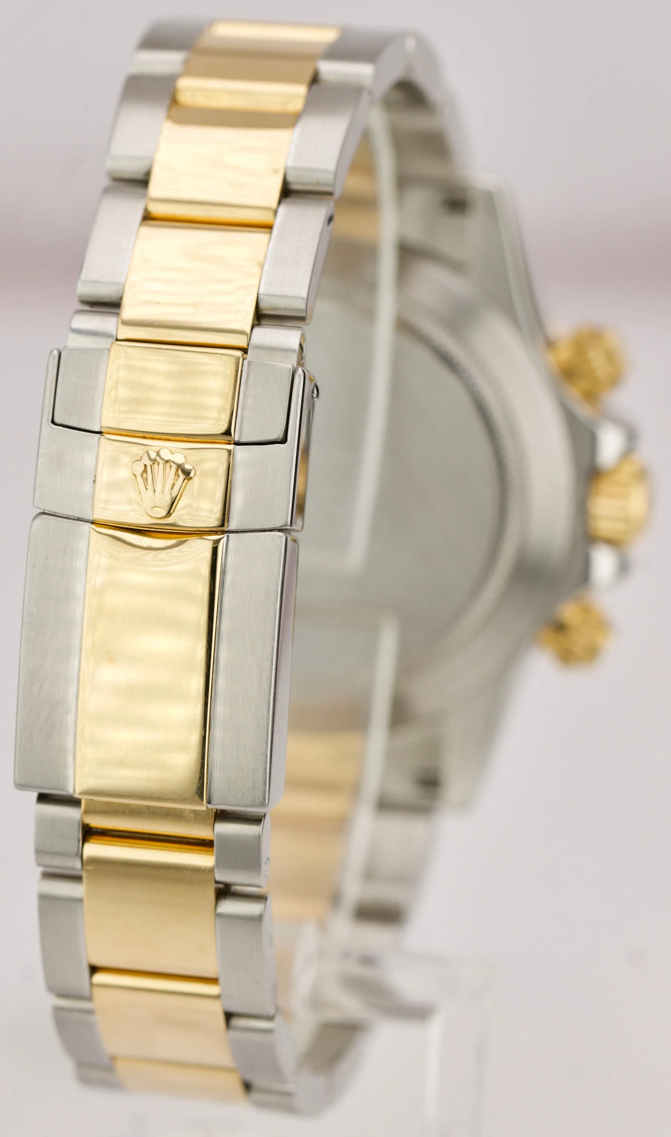 2008 ENGRAVED Rolex Daytona Cosmograph Slate Gray 40mm Two Tone Watch 116523