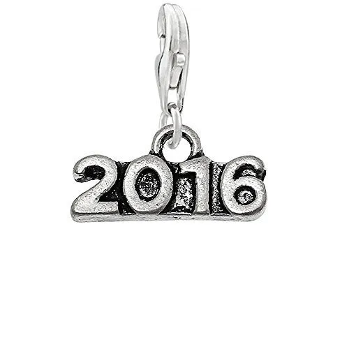 2016 Clip on Pendant Charm for Bracelet or Necklace