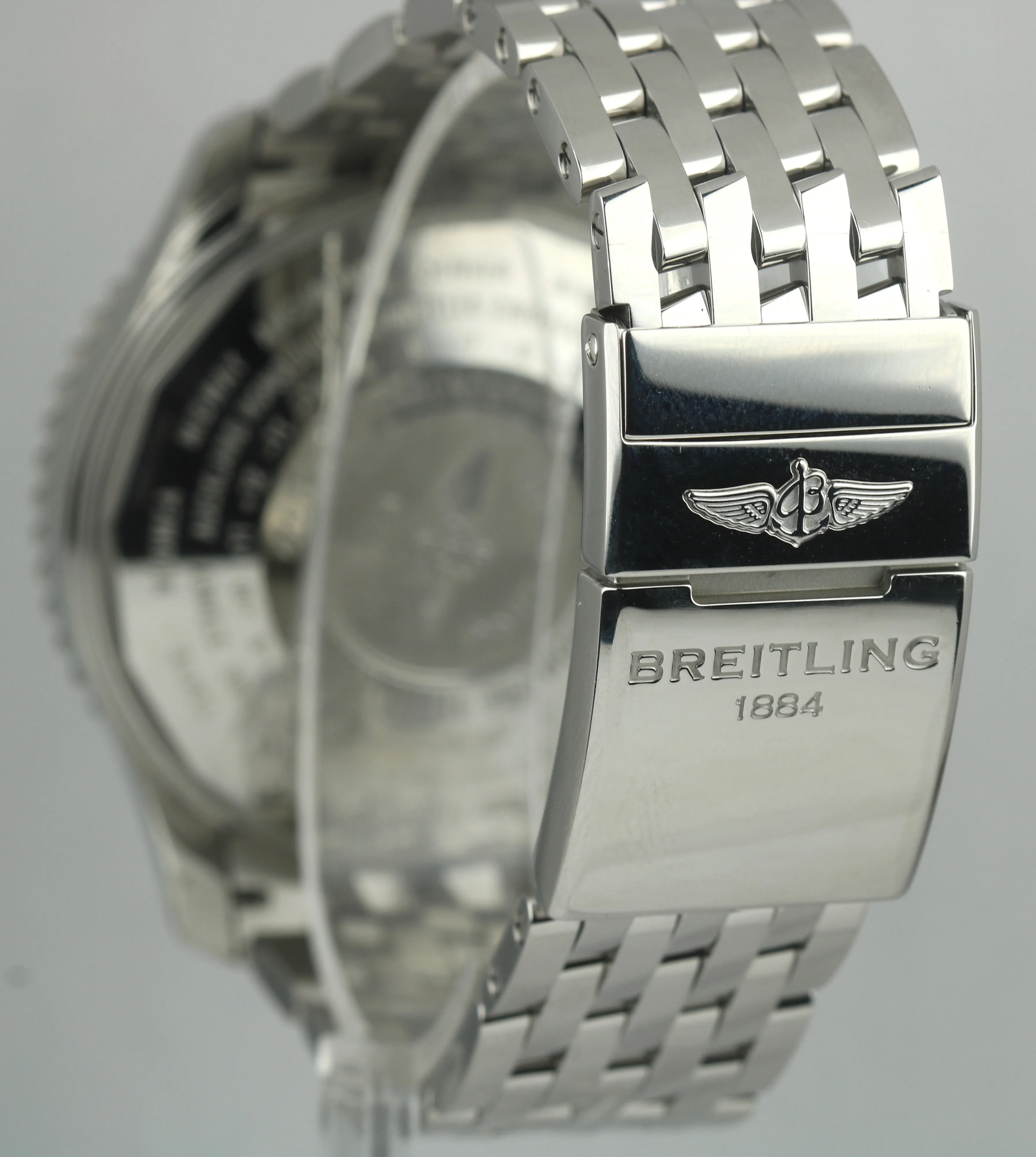 2018 Breitling Navitimer World GMT Stainless Blue 46mm A24322 Chronograph Watch