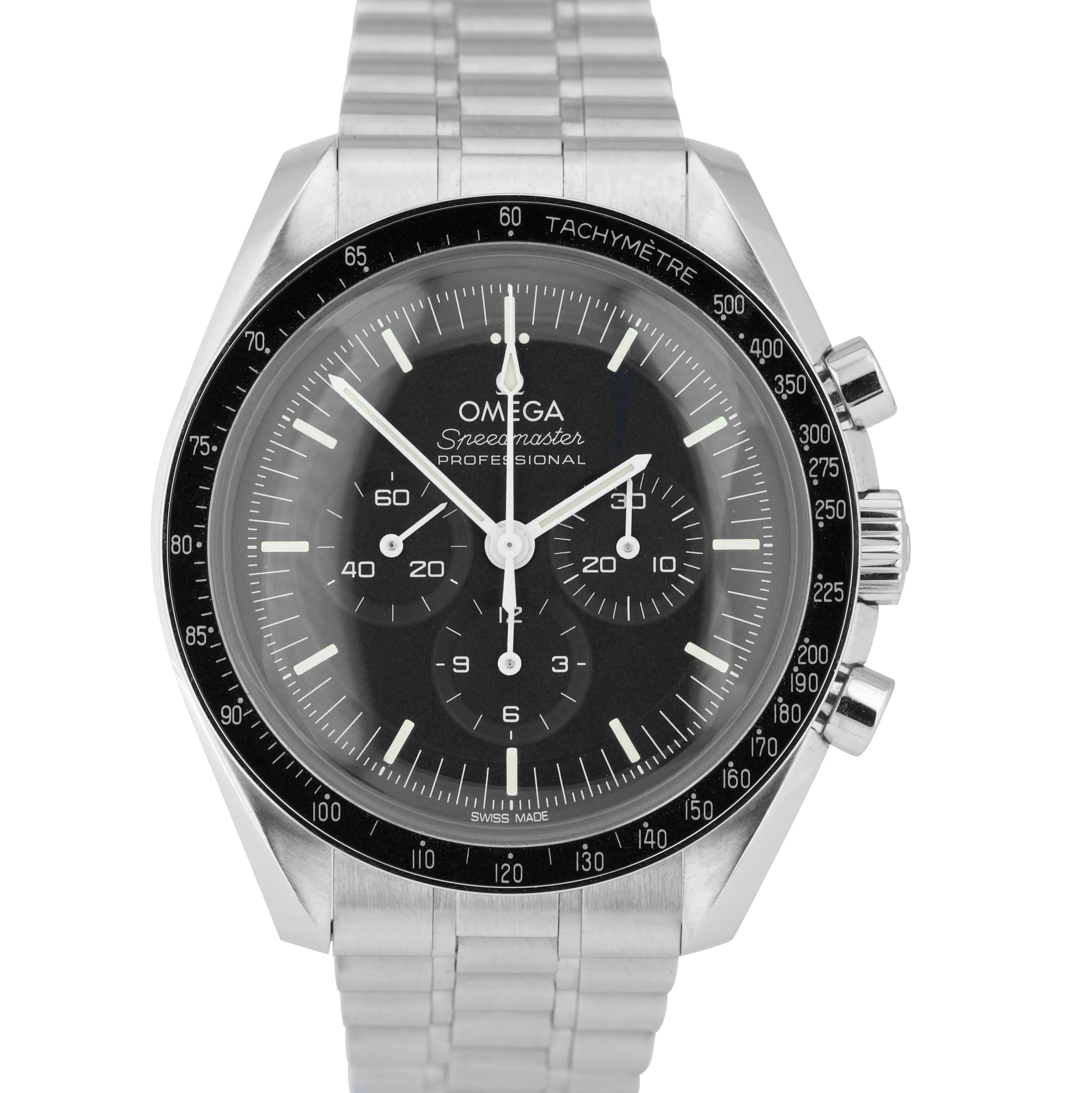 2021 NEW Omega Speedmaster 310.30.42.50.01.001 Hesalite Stainless 42mm Watch