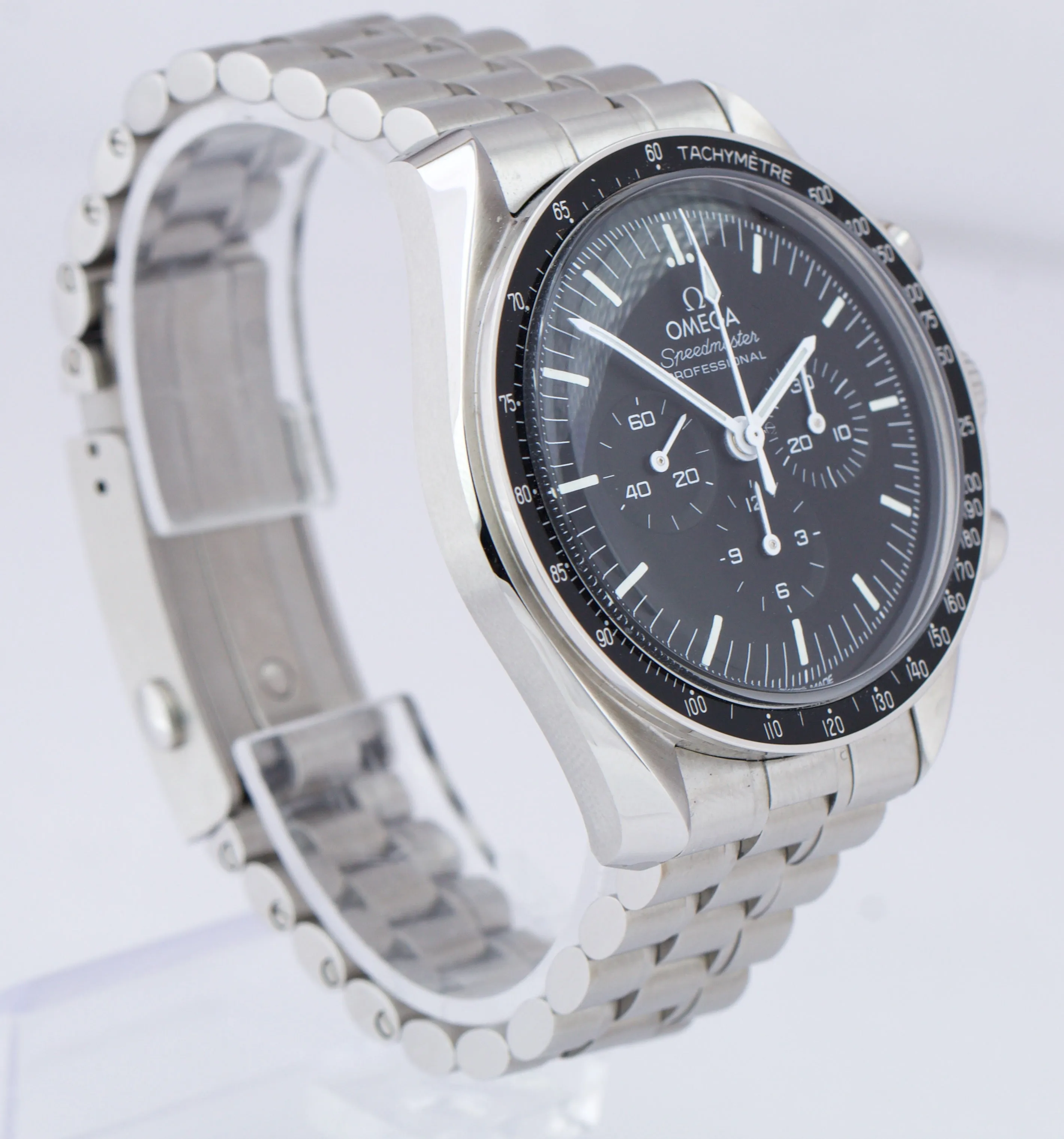 2021 NEW Omega Speedmaster 310.30.42.50.01.001 Hesalite Stainless 42mm Watch