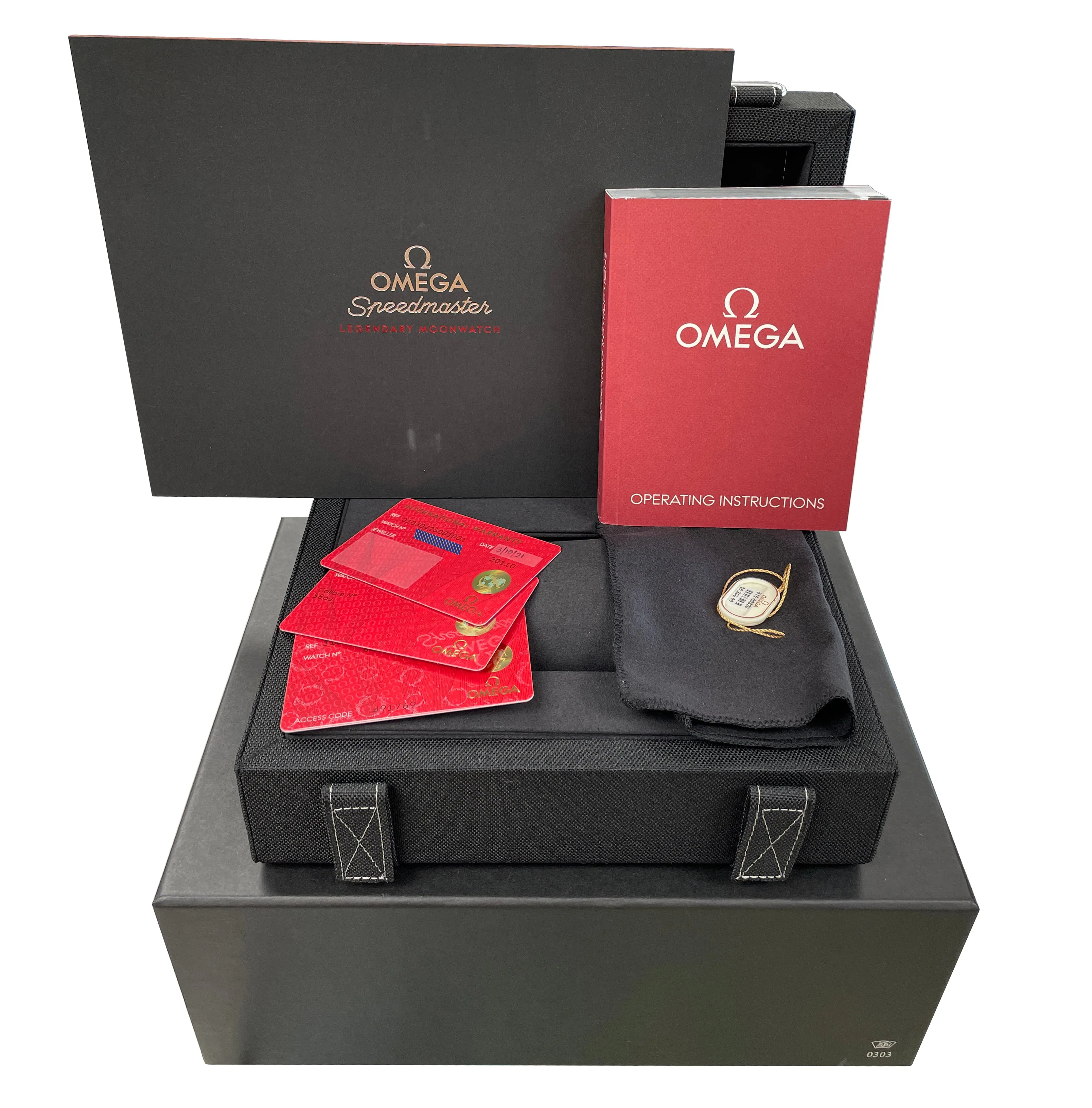 2021 NEW Omega Speedmaster 310.30.42.50.01.001 Hesalite Stainless 42mm Watch