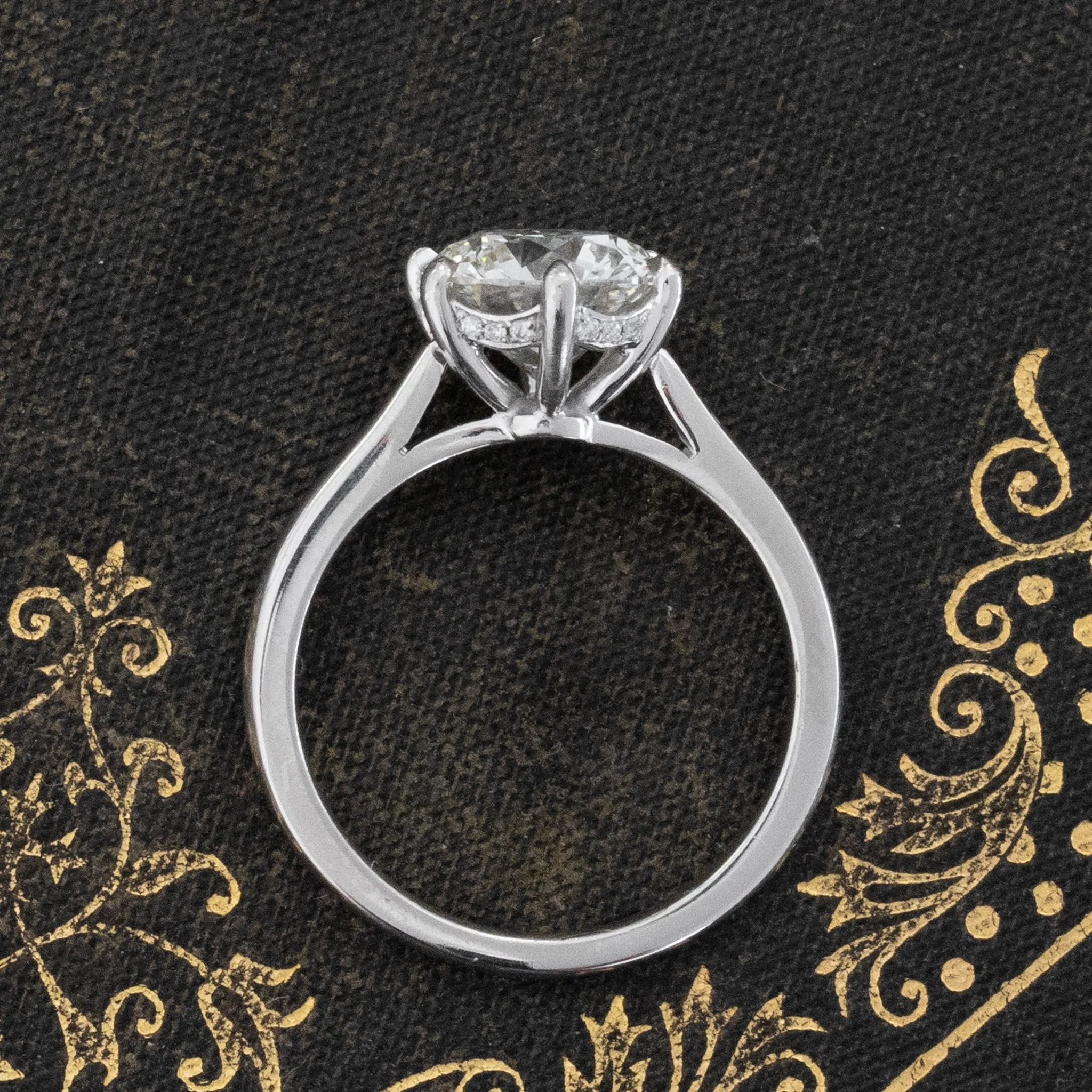 2.25ct CBI Round Brilliant Cut Diamond Solitaire by Maytal Hannah