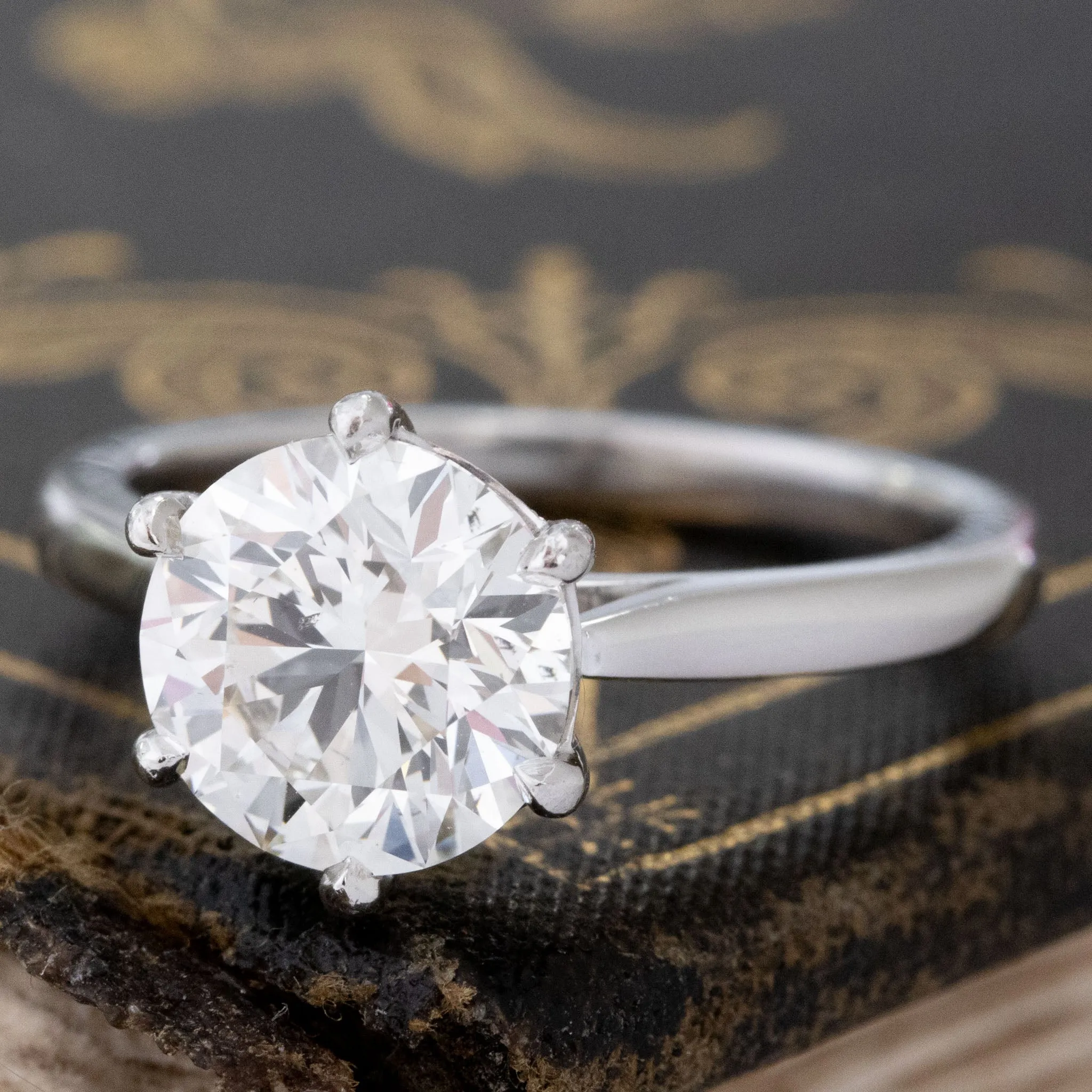2.25ct CBI Round Brilliant Cut Diamond Solitaire by Maytal Hannah