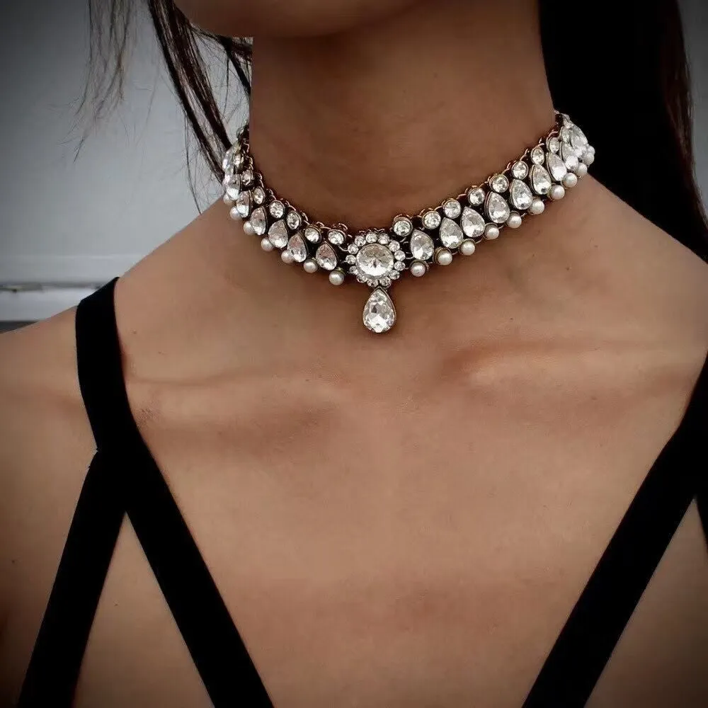 3 colors 2016 Z design fashion necklace collar necklace & pendant luxury choker statement necklace maxi jewelry