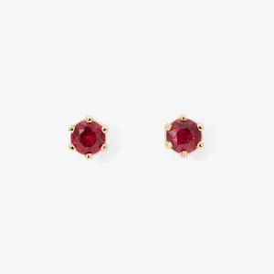 3.5mm Ruby Studs | E1903R