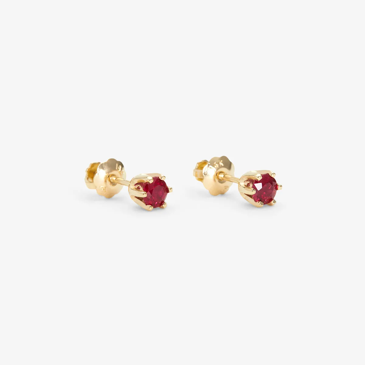 3.5mm Ruby Studs | E1903R