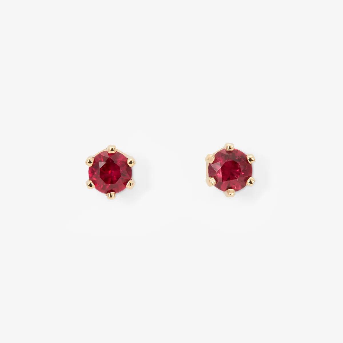 3.5mm Ruby Studs | E1903R