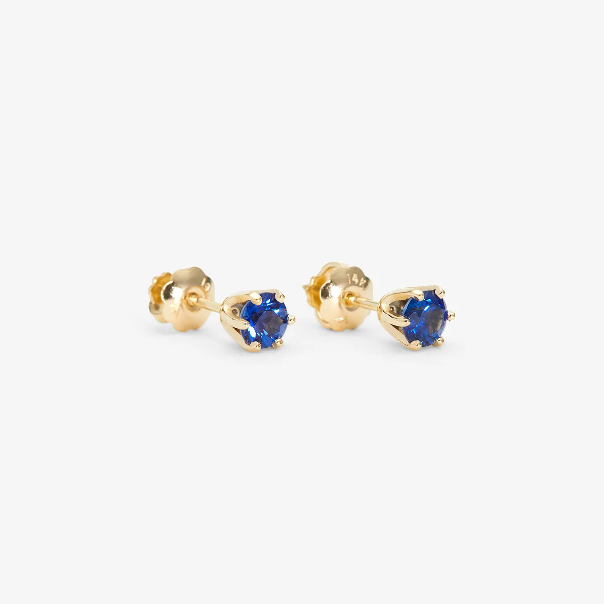 4mm Sapphire Studs | E1904S