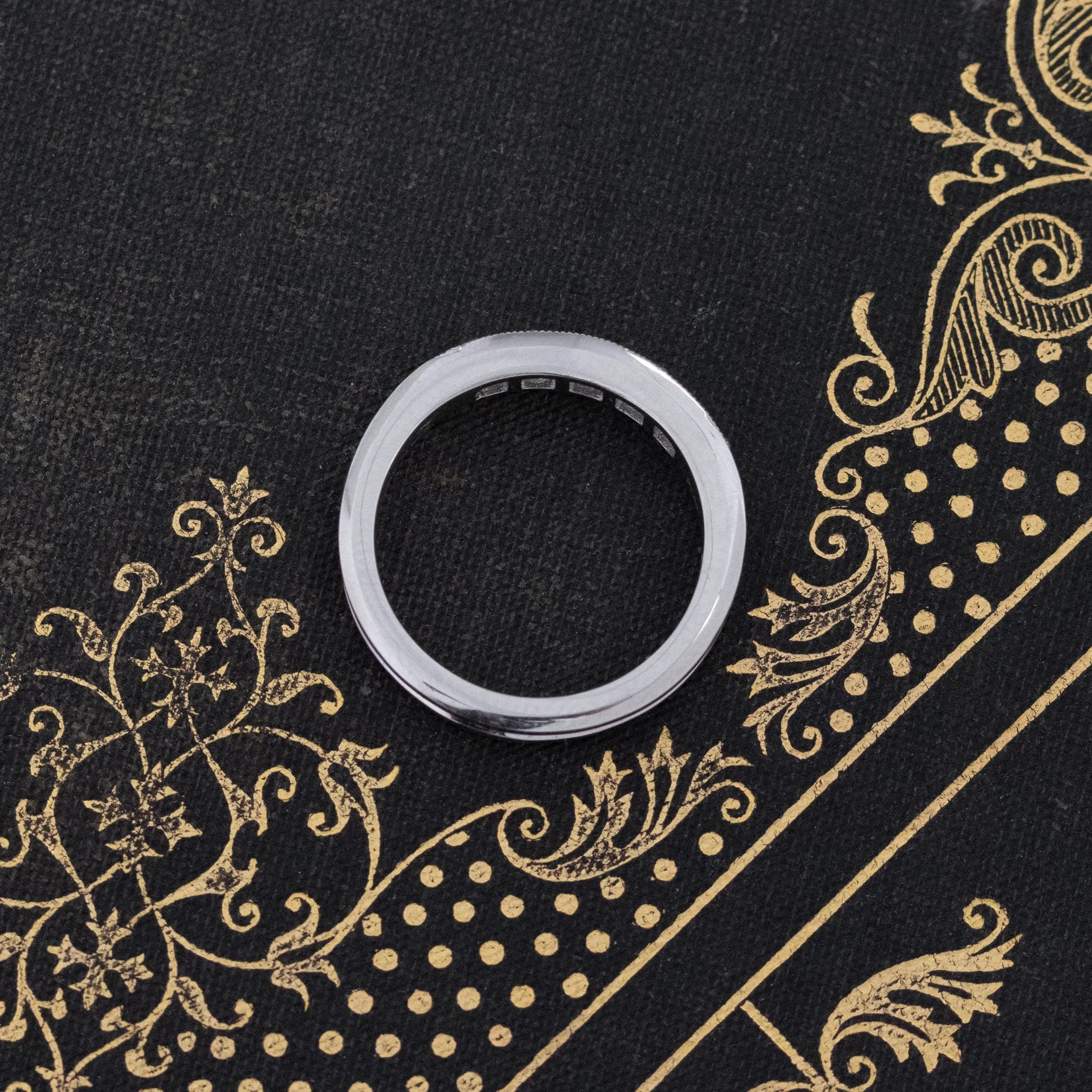 .61ctw Channel Set Old Mine Cut Diamond Band
