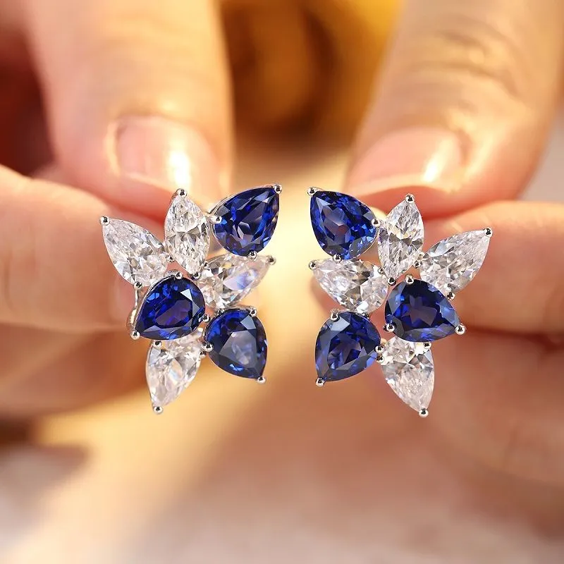 8.45ct Sapphire Earrings