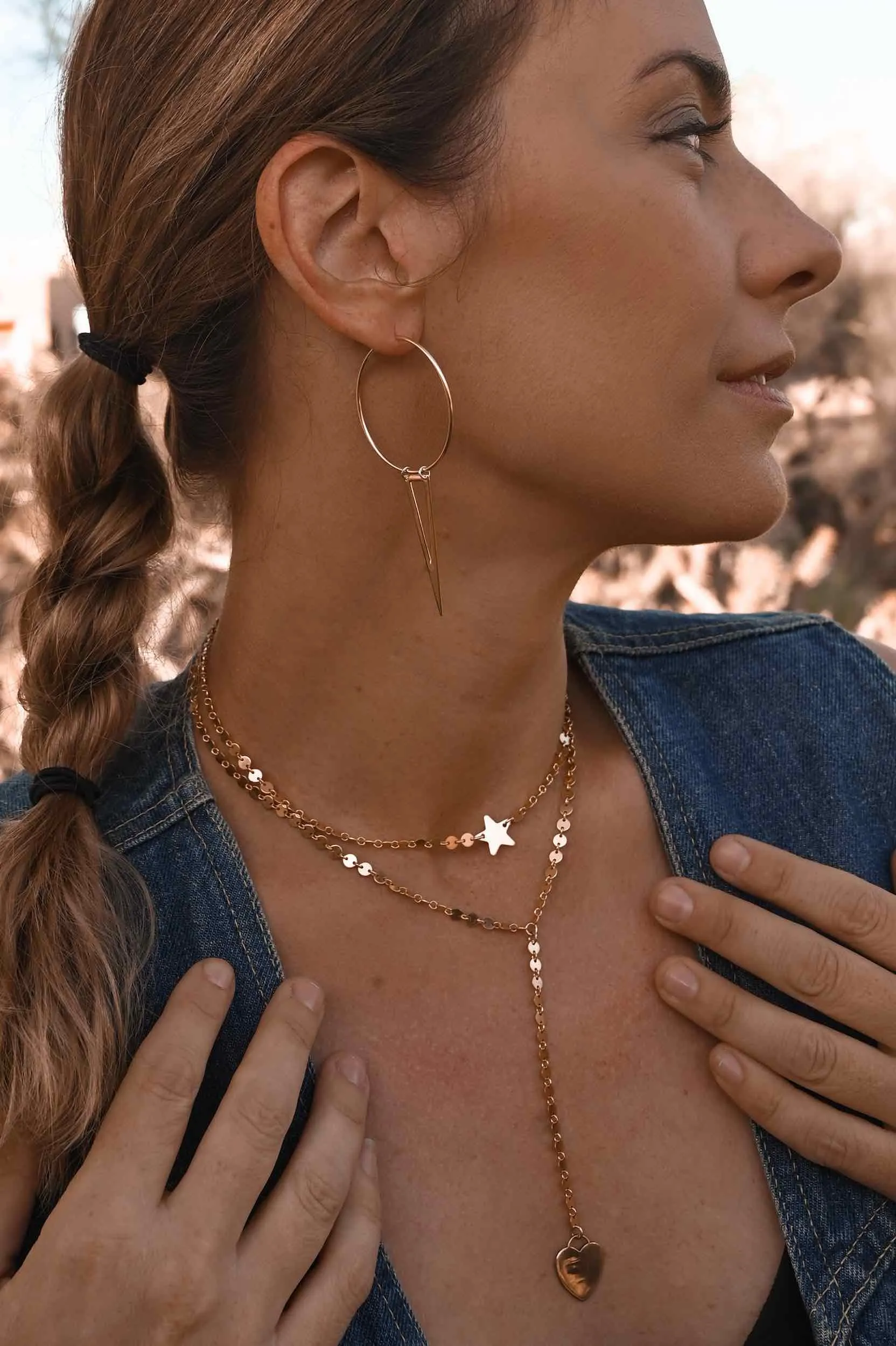 A Star Is Born Gold Necklace