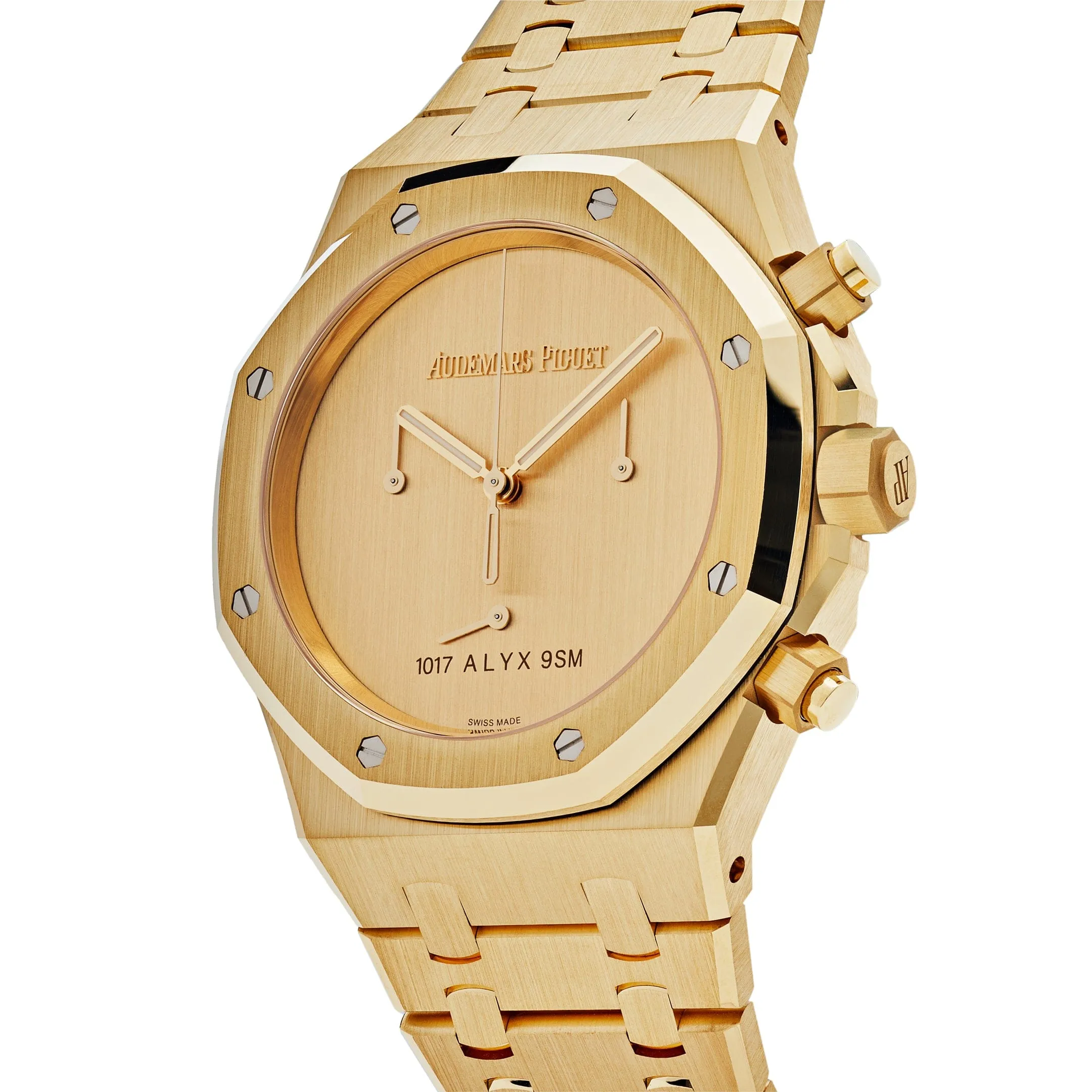 A&P Luxury Watches Royal Oak Chronograph 26240BA.OO.1320BA.01 '1017 ALYX 9SM' Yellow Gold Limited Edition (2023)
