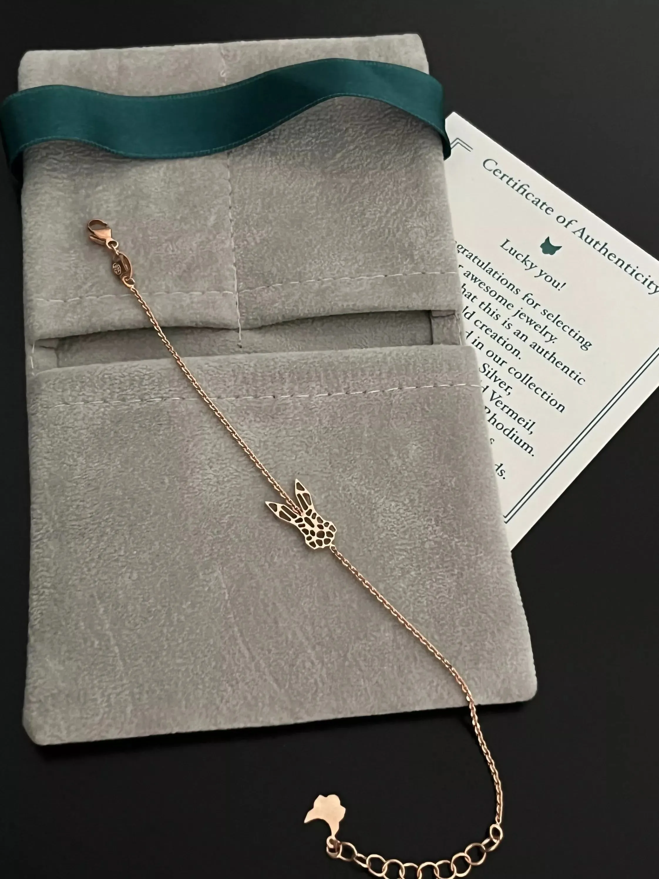 Animal Charm Bracelets: Bulldog, Bunny, Mouse, Unicorn / Silver and/or 18k Rose Gold Plated / Filigree Collection - Stackable!