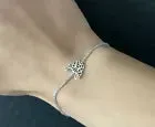 Animal Charm Bracelets: Bulldog, Bunny, Mouse, Unicorn / Silver and/or 18k Rose Gold Plated / Filigree Collection - Stackable!