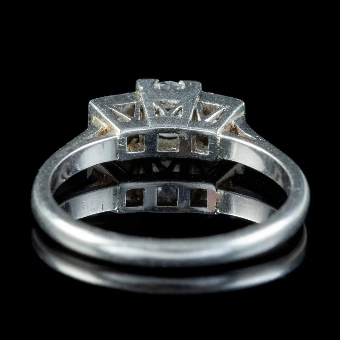 Art Deco Diamond Trilogy Ring 0.75ct Of Diamond Circa 1920