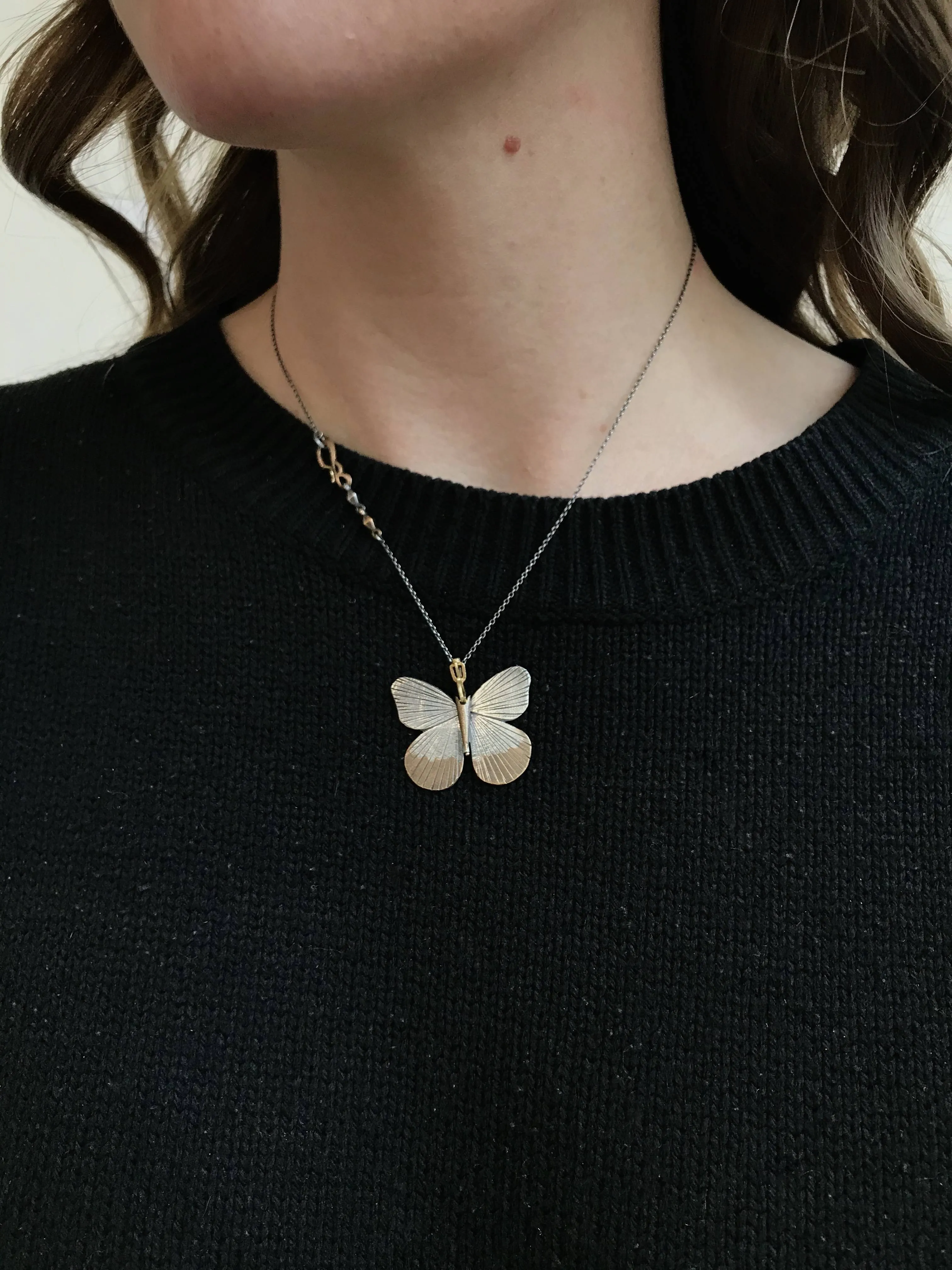 Asterope Butterfly Pendant