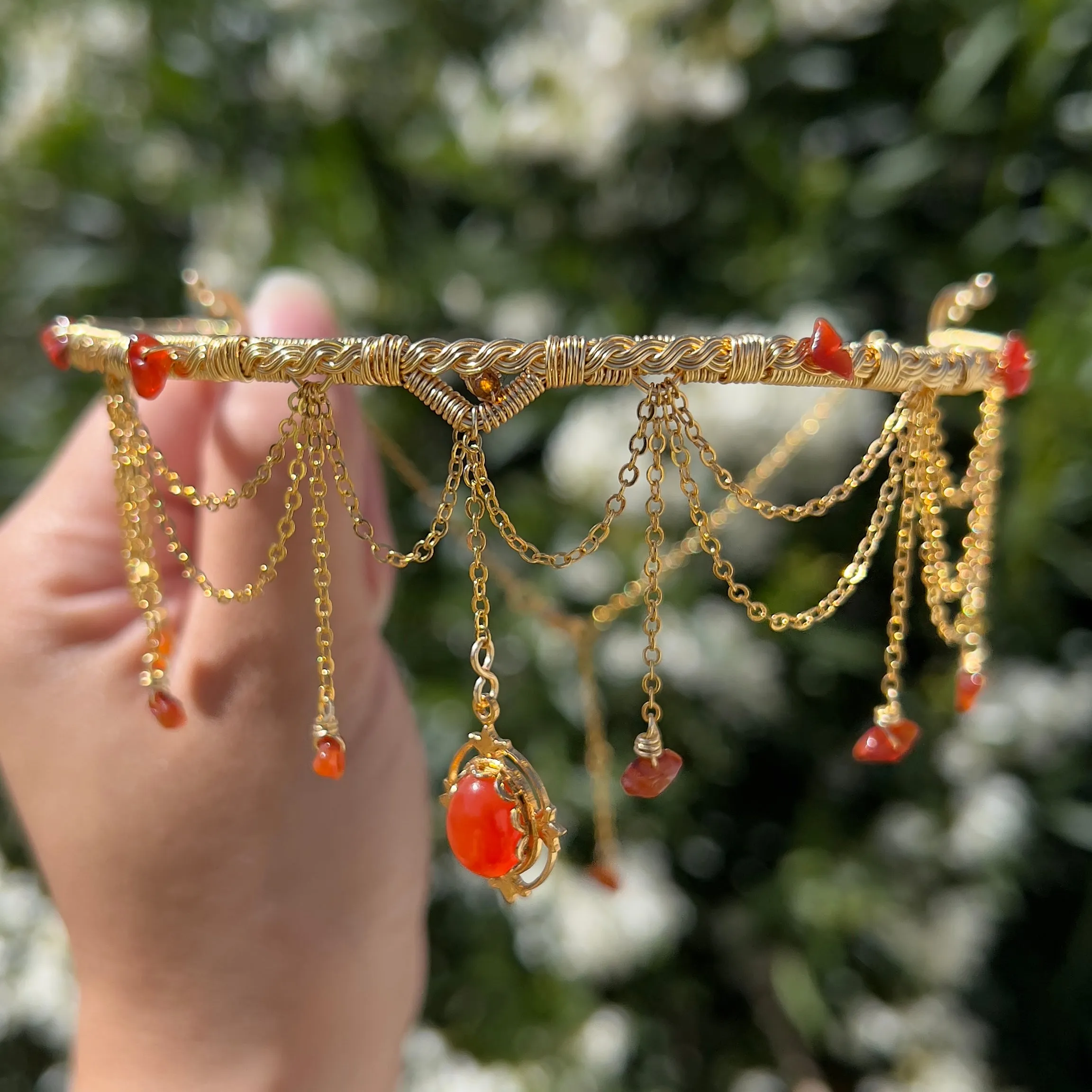 Astraea Choker in Carnelian ✵