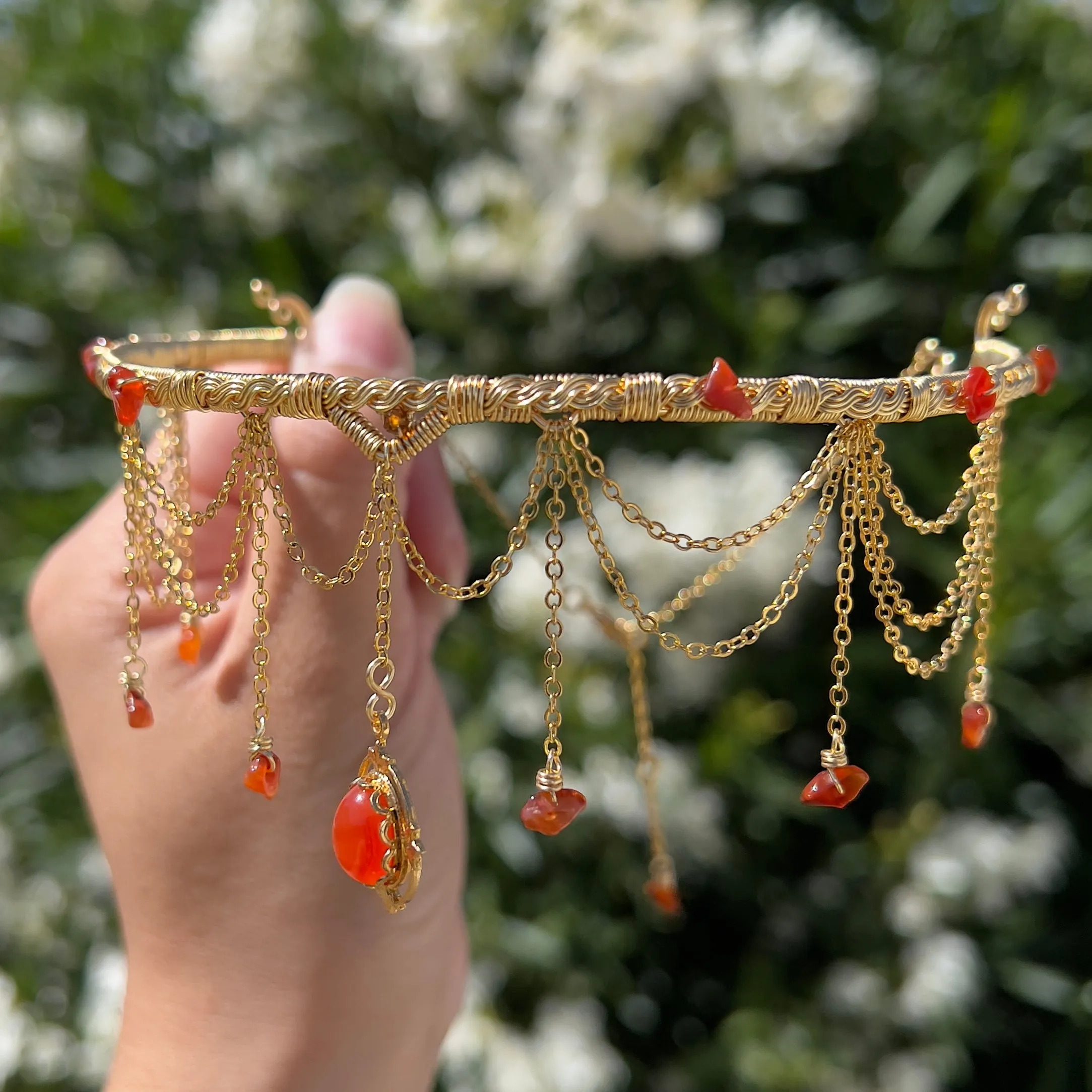 Astraea Choker in Carnelian ✵
